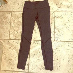 Lululemon Wunder under with zipper, houndstooth